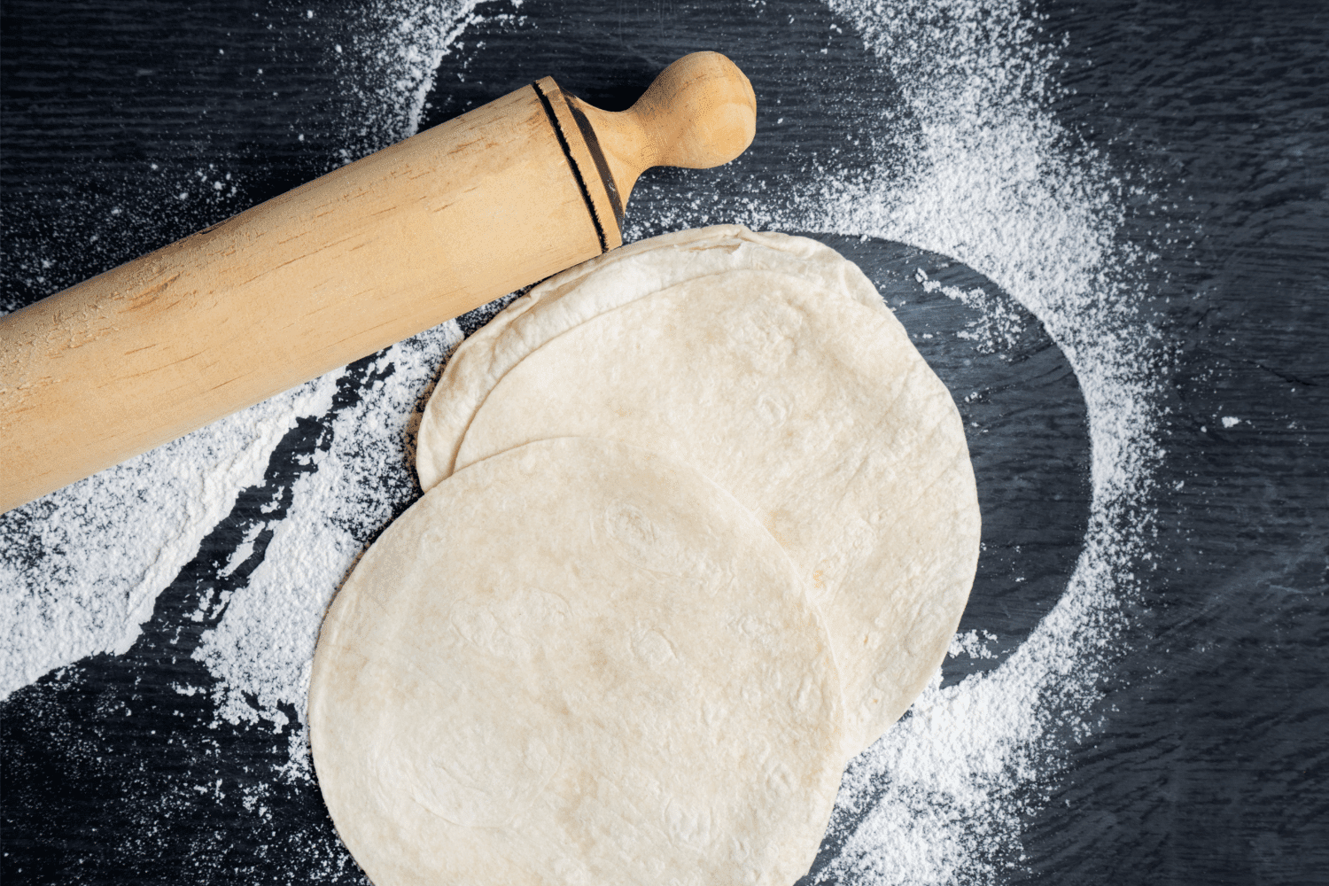 making flour tortillas