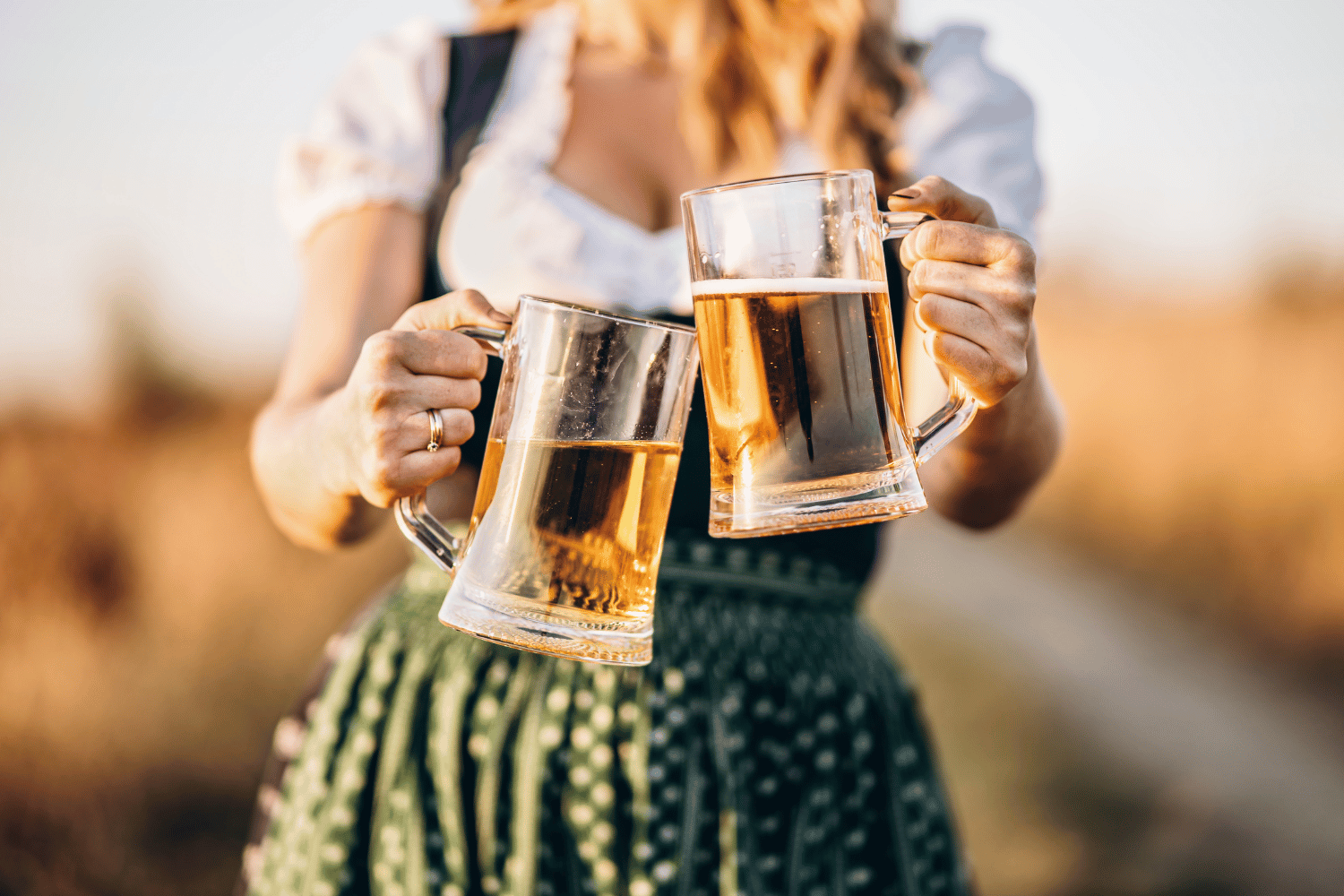 beer at oktoberfest