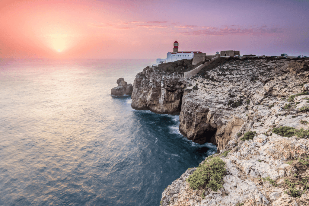sunset in Sagres