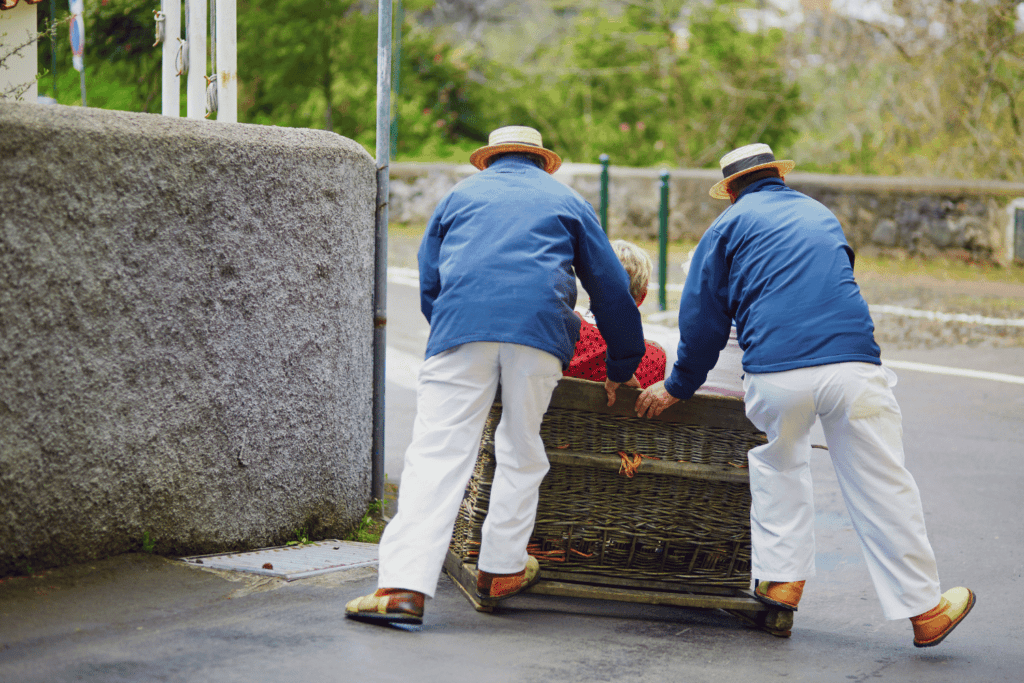 toboggan ride in madeira