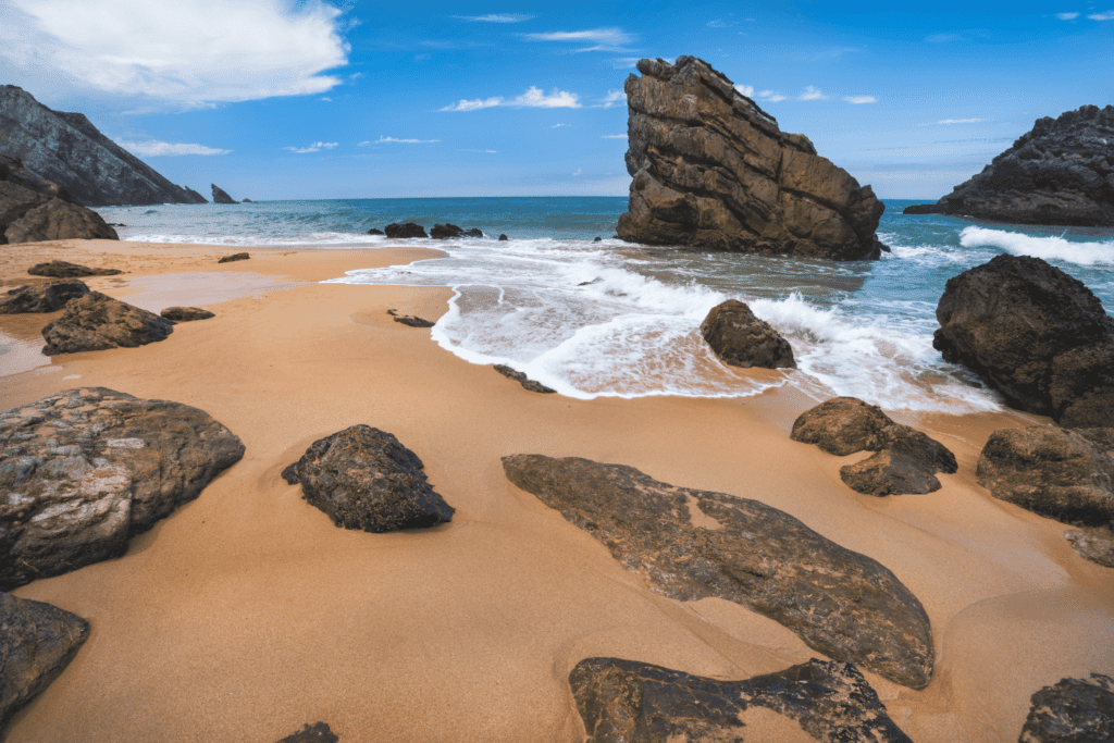 close beach to lisbon
