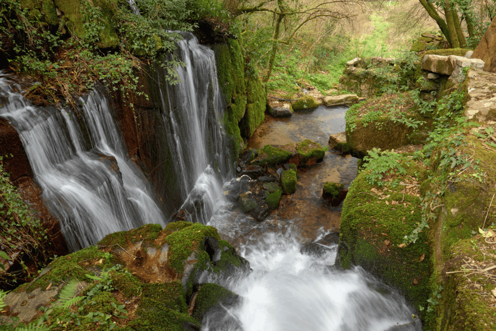 waterfall in portugal