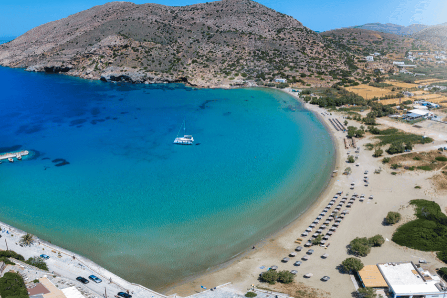 beach in syros