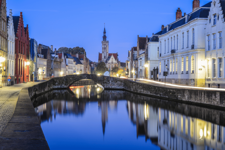 Bruges at night