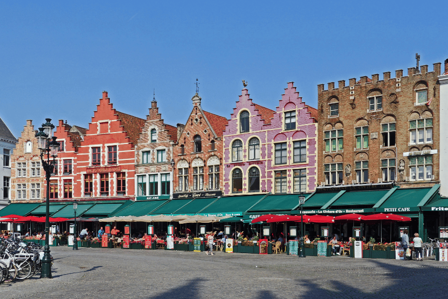 Bruges market square