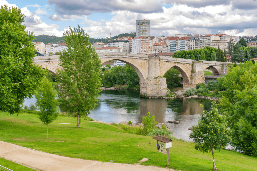 Ourense city view
