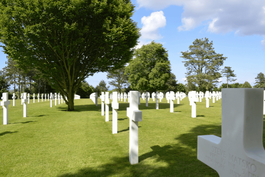 D-Day cemetary in Normandy