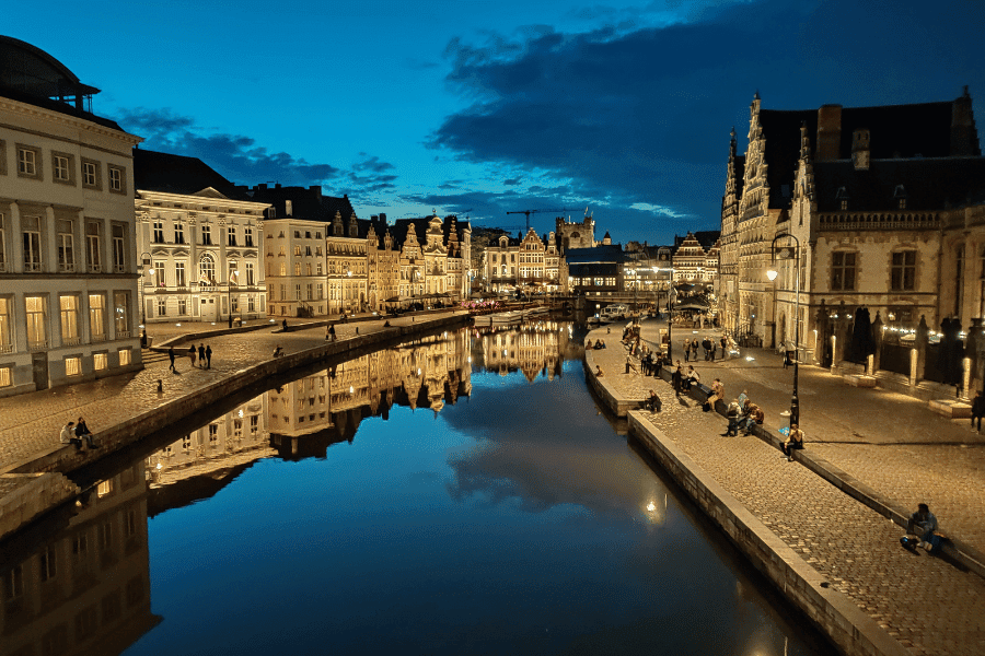Ghent at night