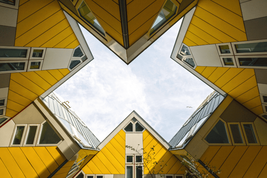 cube houses in rotterdam