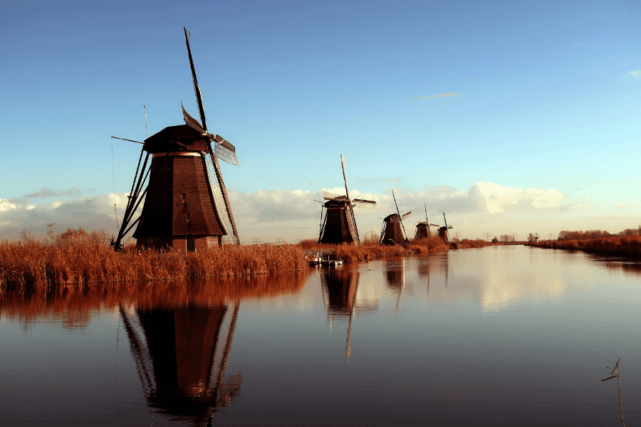 windmills in holland